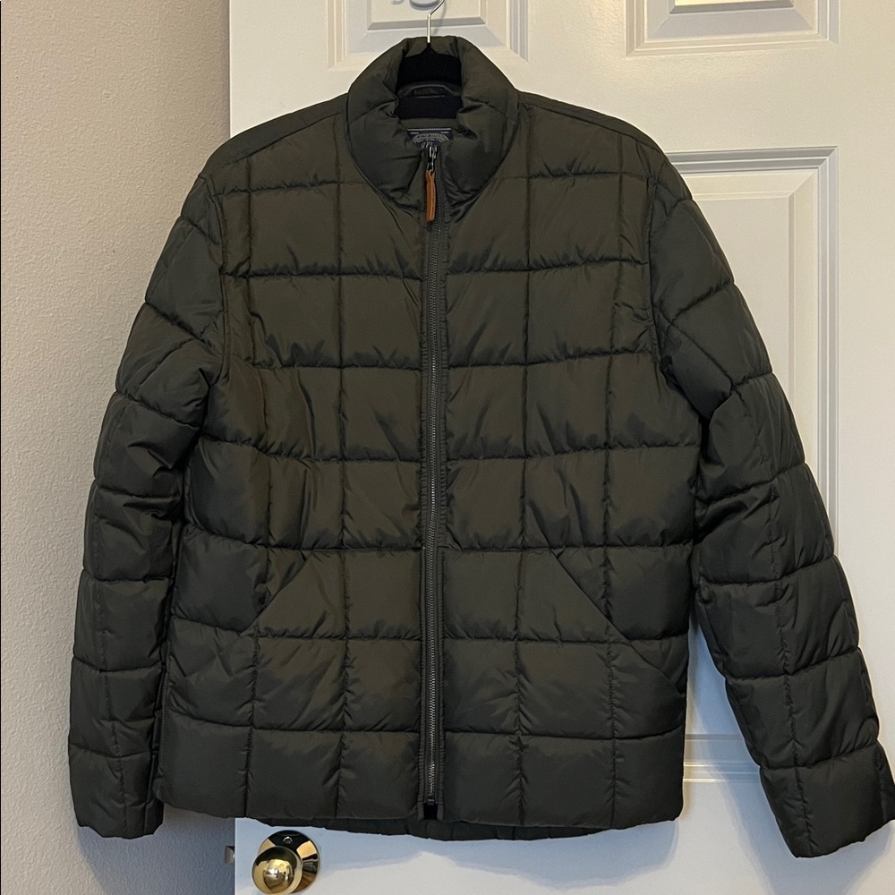 Men's J. crew Olive Puffer Jacket